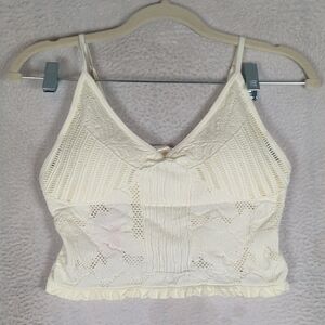 Fornia Women's Ivory Seamless Padded Bra Size M/L‎